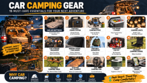 Car camping gear essentials checklist