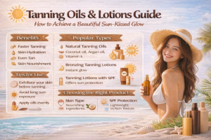 Tanning Oils & Lotions Guide How to Achieve a Beautiful Sun-Kissed Glow