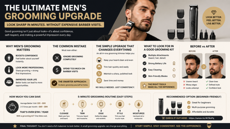 Ultimate men's grooming upgrade guide